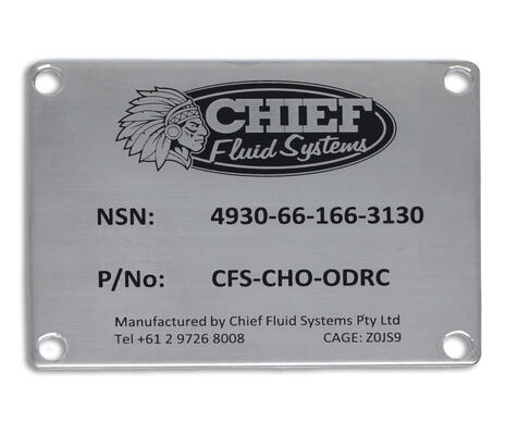 Acid Etched Compliance Plate