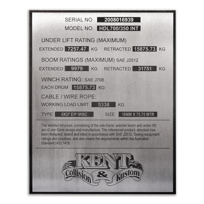 Stainless Steel Labels