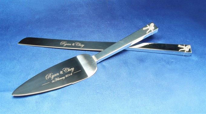  Cake  Knife  Engraving