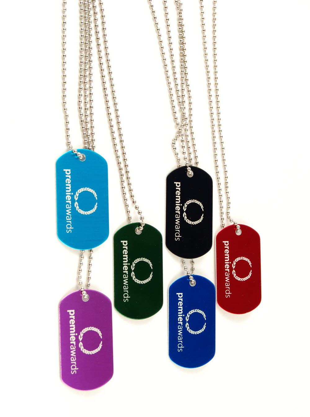 Engraved dog store tags for humans