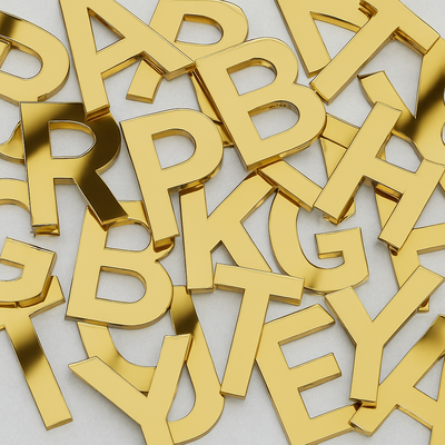 Cut Out Acrylic Letters