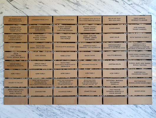 Brick Engraving Service