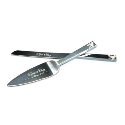 Cake Knife Set Engraving