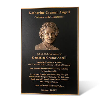 Cast Bronze Plaque 3D Relief