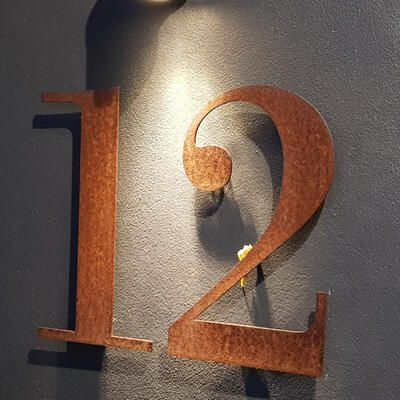 Cut Out Corten Letters