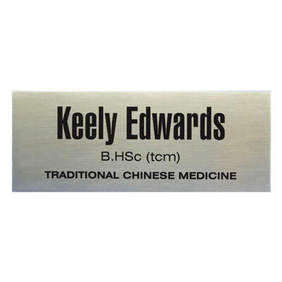 Doctors Plaque Acid Etched Stainless Steel