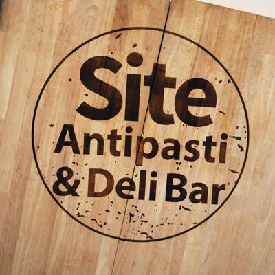 Timber Sign Laser Engraved