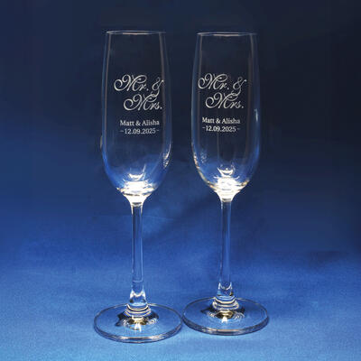 Wedding Glass Engraving